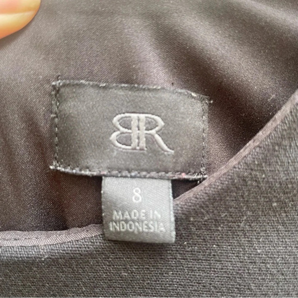 BANANA REPUBLIC Women’s Black Pencil‎ Sheath Dress Sleeveless Cut Out Size 8 - Picture 2 of 10